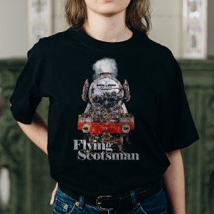 T-shirt Flying Scotsman – Illustration de locomotive à vap