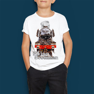 T-shirt Flying Scotsman – Illustration de locomotive à vap