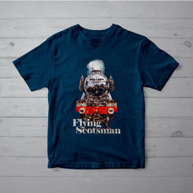 T-shirt Flying Scotsman – Steam Locomotive Illustration (Créateur téléchargé)