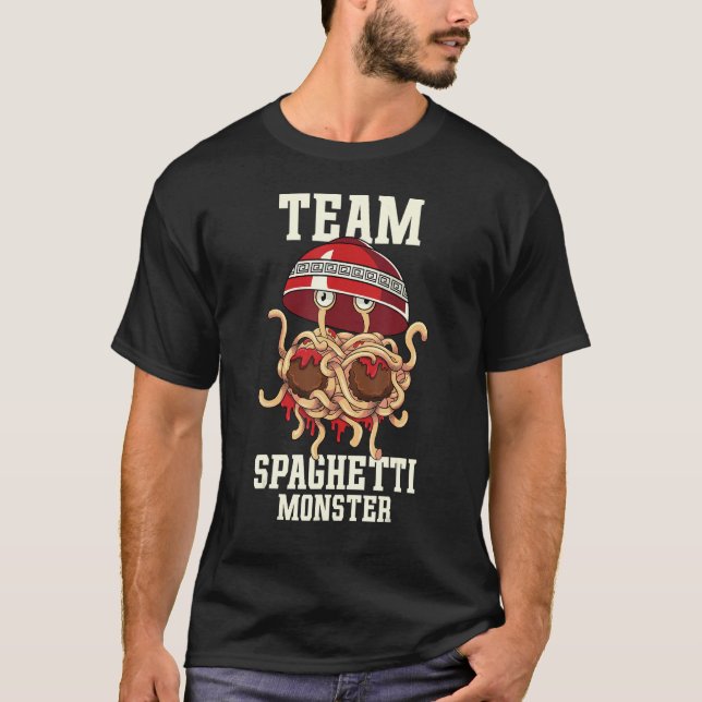 T-shirt Flying Spaghetti Monster FSM Team Spaghetti Monste (Devant)