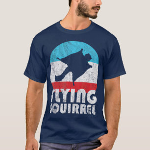 T-shirt Flying Squirl Vintage Retro Silhouette Poison