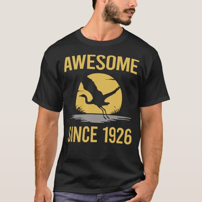 T-shirt FLying Stork - Magnifique depuis 1926 (Devant)
