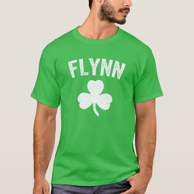 T-shirt Flynn Irish Family Reunion Nom St. Patrick's Day (Devant)