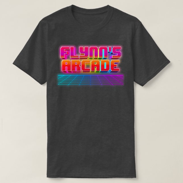 T-shirt Flynns Arcade 80s Synth Movie (Design devant)