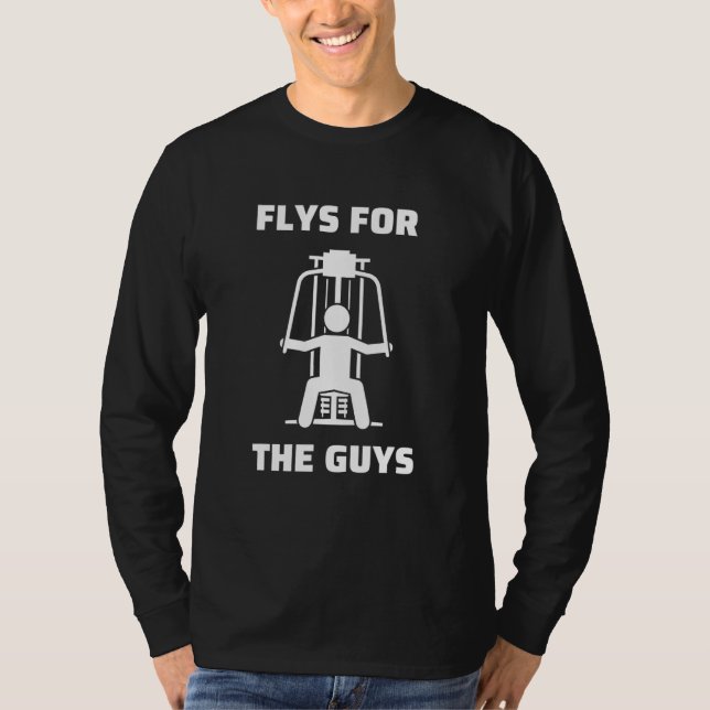 T-shirt Flys Pour Les Gars Pec Deck Chest Flys Gym Dit (Devant)