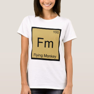T-shirt Fm - Flying Monkey  Tee du symbole d'élément de ch