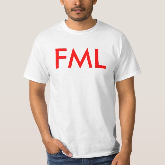 T-shirt FML (alimentez mon lama) (Devant)