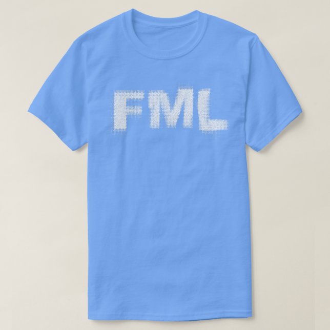 T-shirt FML Retro Original Glitch Typographie Design (Design devant)