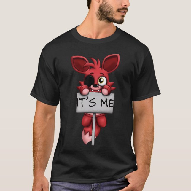 T-shirt Fnaf Cinq Nuits À Freddys Foxy Fox (Devant)