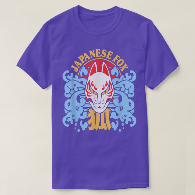 T-shirt Fo Japanese Kitsune Inari Japan Fo Mask Japanese K (Design devant)