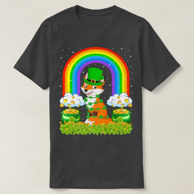 T-shirt Fo Lover Rainbow Leprechaun De Jour de la Saint Pa (Design devant)