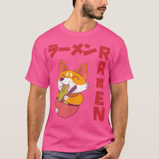 T-shirt Fo Ramen Anime Noodles Kawaii Sketting japonais