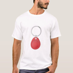 T-shirt Fob de clé RFID rouge