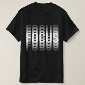 T-shirt Focus Amusant Motivationnel Illusion Optique Flou