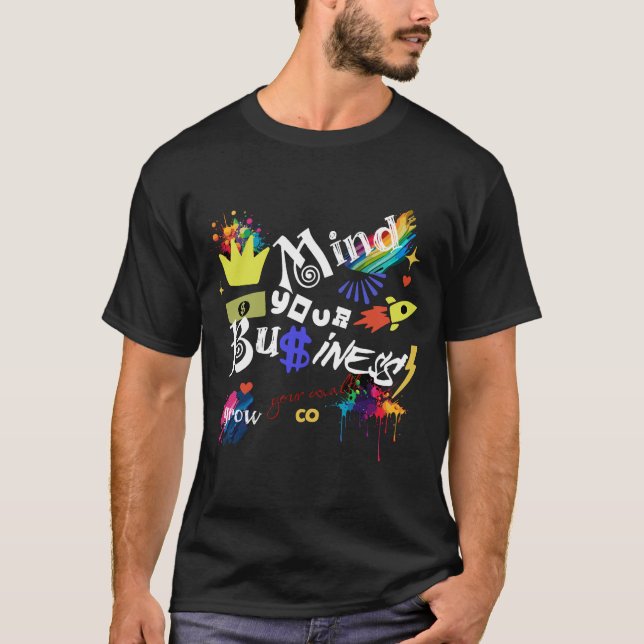 T-shirt Focus on Fortune : Building Abundance. (Devant)