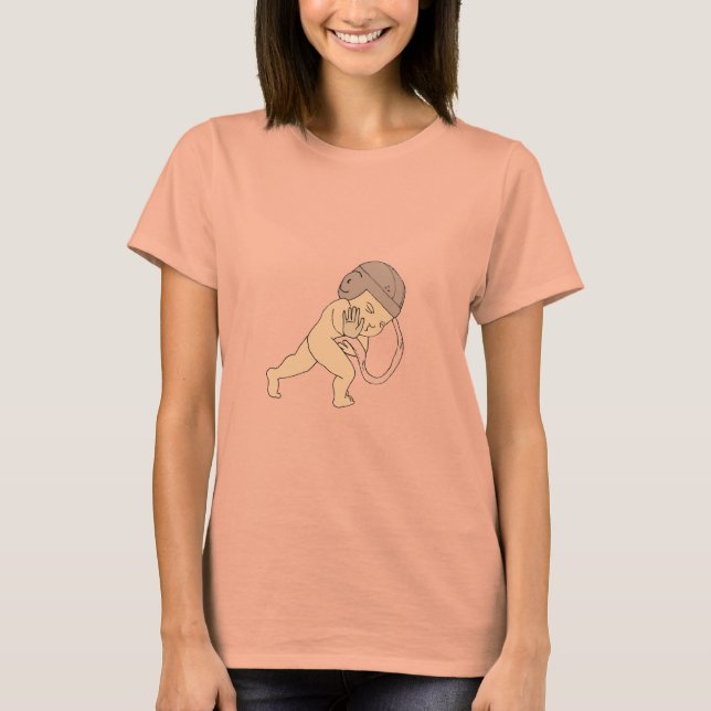 T-shirt Foetus Heisman (Devant)
