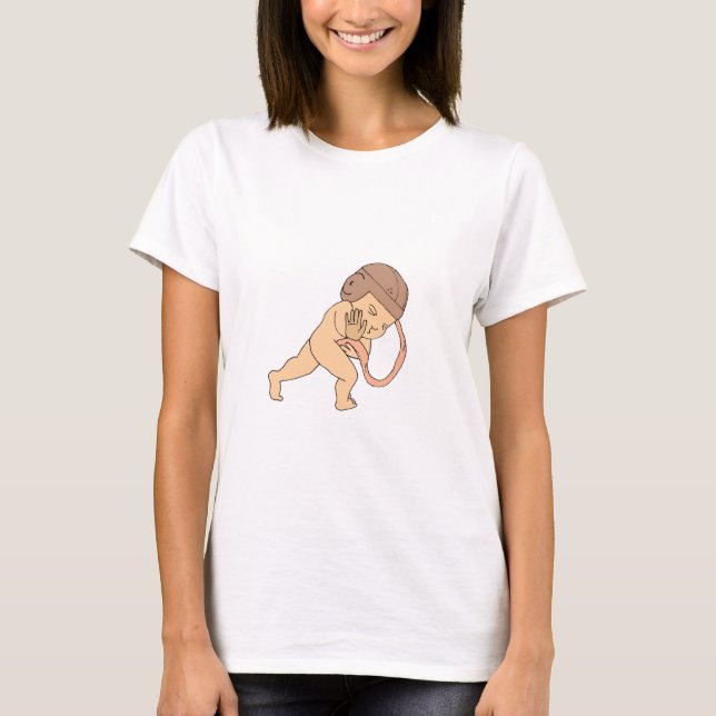 T-shirt Foetus Heisman (Devant)