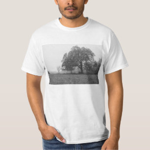 T-shirt Foggy Automne Niveaux de gris