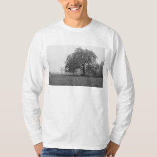 T-shirt Foggy Automne Niveaux de gris