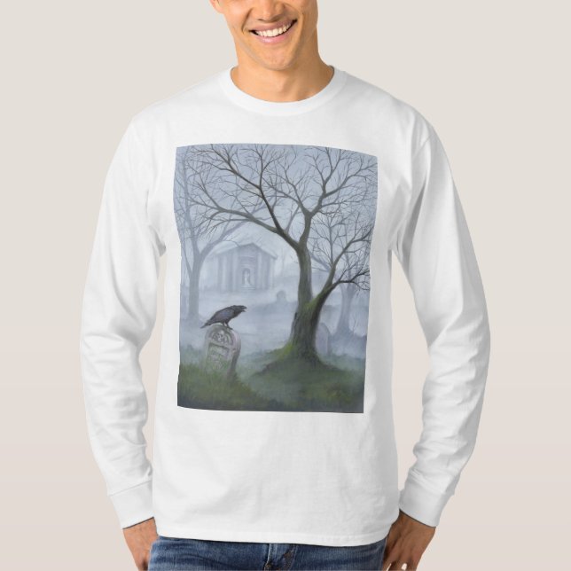 T-shirt Foggy Graveyard (Devant)