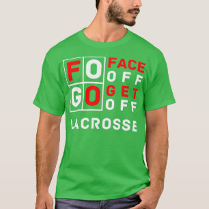 T-shirt FOGO Face Hors Lacrosse Design
