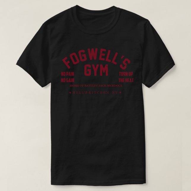T-shirt Fogwells Gym New York (Design devant)