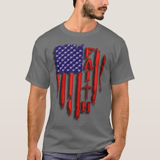 T-shirt Foi Américaine (Devant)