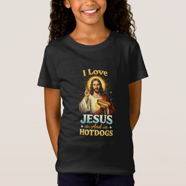 T-Shirt Foi, Amour et Hotdogs (Devant)