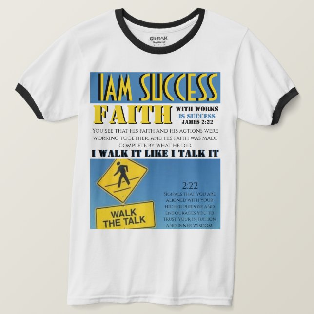 T-SHIRT FOI AVEC ŒUVRES (Design devant)