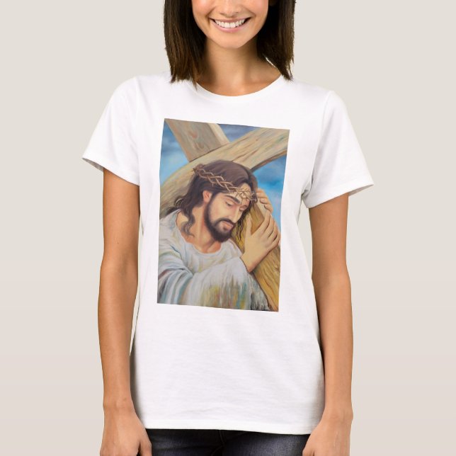 T-shirt Foi chrétienne Jésus Christ (Devant)