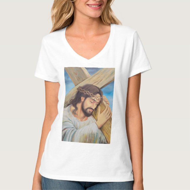 T-shirt Foi chrétienne Jésus Christ (Devant)