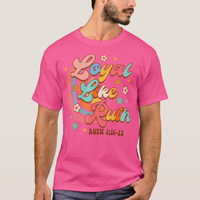 T-shirt Foi chrétienne Jésus Dieu Bible religieuse Loyal L (Devant)