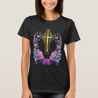 T-shirt Foi chrétienne Jésus Religion catholique Flux croi