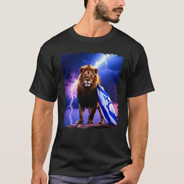 T-shirt Foi chrétienne Lion de Juda (Devant)