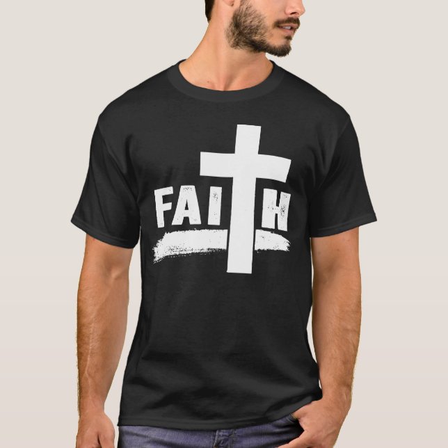 T-shirt Foi Croix chrétienne Chrétienté Conception de la f (Devant)