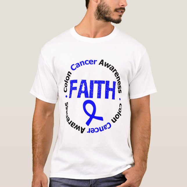 T-shirt Foi de cancer du colon (Devant)