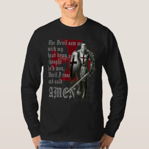 T-shirt Foi des Templiers en Jésus-Christ Foi chrétienne F