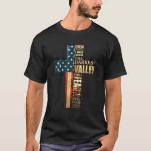 T-shirt Foi Drapeau transaméricain Christ Jésus Religieux 