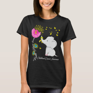 T-shirt Foi éléphante Espoir Amour Cancer de l'enfance