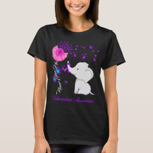 T-shirt Foi éléphante Espoir Amour Sensibilisation à la tu