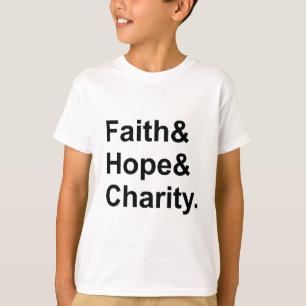 T-shirt Foi Espérance Charité   Saints Martyrs Chrétiens
