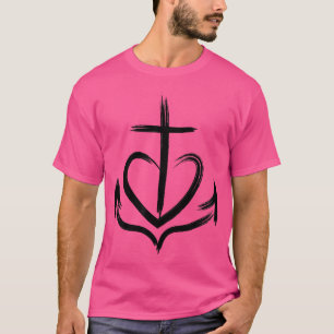T-shirt Foi Espoir Aimer Jésus Ancre Dans Notre Vie