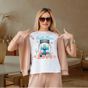 T-shirt Foi espoir amour