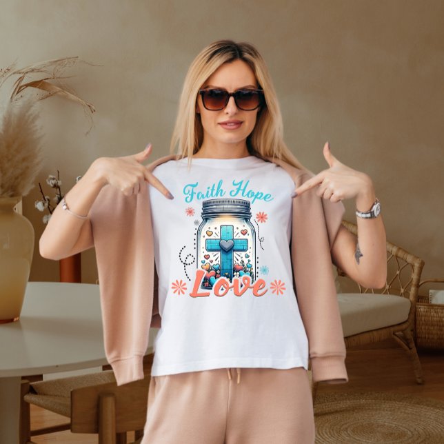 T-shirt Foi espoir amour (Créateur téléchargé)