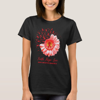 T-shirt Foi Espoir Amour Anévrisme Cérébral Sensibilisatio
