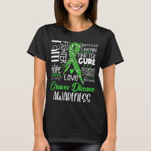 T-shirt Foi Espoir Amour Guérir la maladie de Basedow Sens