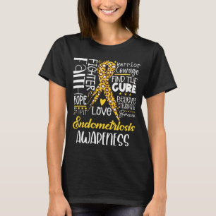 T-shirt Foi Espoir Amour Guérir Sensibilisation à l'endomé