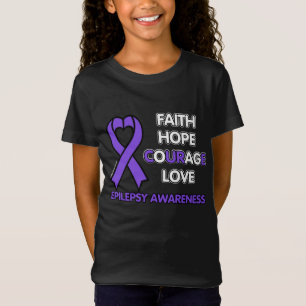 T-Shirt FOI ESPOIR COURAGE AMOUR...Épilepsie