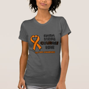 T-SHIRT FOI ESPOIR COURAGE AMOUR...RSD/CRPS