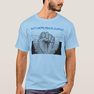 T-shirt Foi, Espoir et paix _